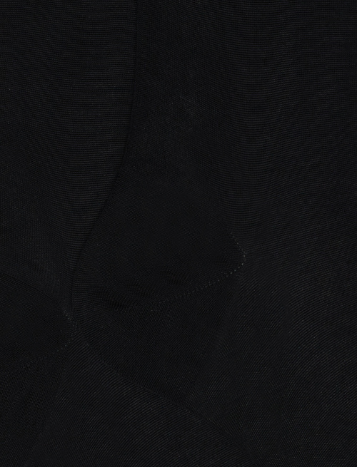 Men's plain cotton short socks black - Short | Gallo 1927 - Official Online Shop