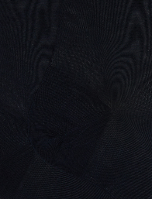 Men's plain cotton long socks blue - TEST | Gallo 1927 - Official Online Shop