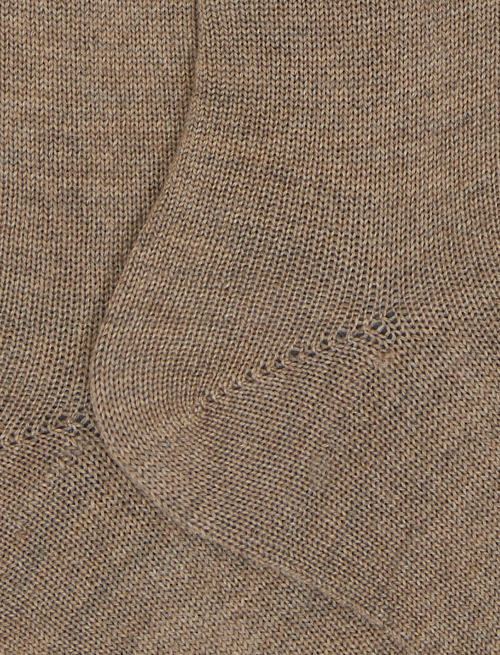Women's long plain glacé socks in wool, silk and cashmere - The Classics | Gallo 1927 - Official Online Shop