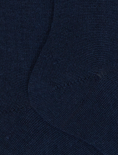 Women's long plain royal socks in wool, silk and cashmere - Long | Gallo 1927 - Official Online Shop