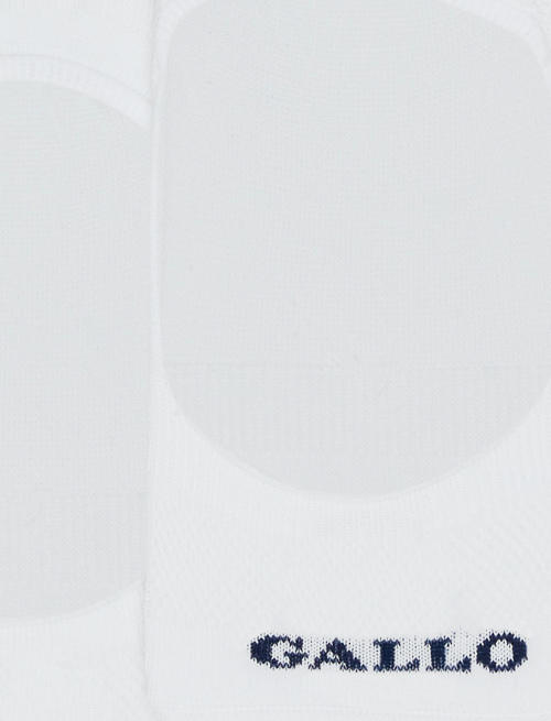 Women's plain white cotton invisible socks - The Classics | Gallo 1927 - Official Online Shop