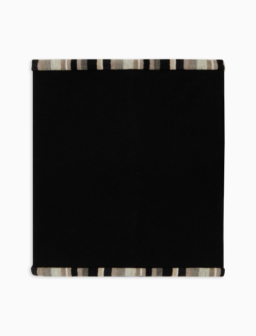 Scaldacollo donna pile nero tinta unita - Sciarpe | Gallo 1927 - Official Online Shop