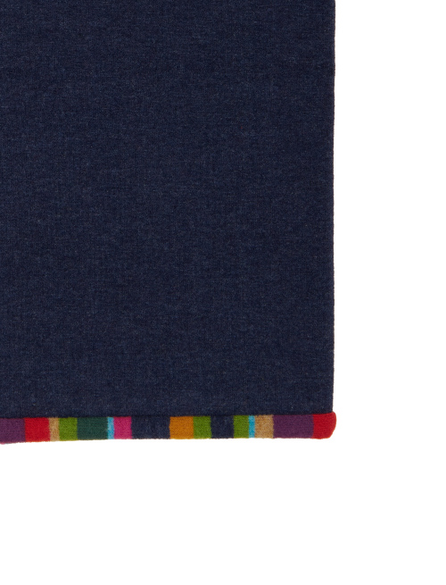 Women's plain blue fleece neck warmer - neck warmer | Gallo 1927 - Official Online Shop