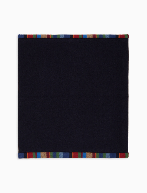 Women's plain blue fleece neck warmer - neck warmer | Gallo 1927 - Official Online Shop
