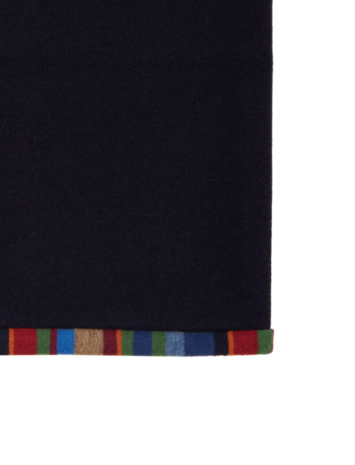 Women's plain blue fleece neck warmer - neck warmer | Gallo 1927 - Official Online Shop
