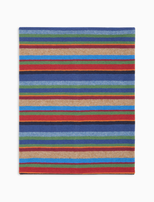 Scaldacollo multiuso bambino pile blu righe multicolor - Multicolor | Gallo 1927 - Official Online Shop
