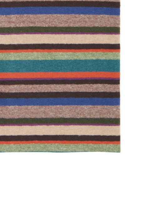 Scaldacollo multiuso bambino pile beige righe multicolor - Multicolor | Gallo 1927 - Official Online Shop