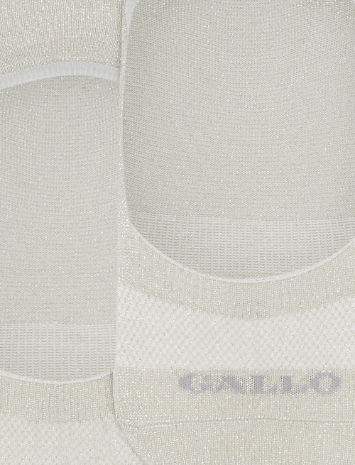 Women's plain-coloured cotton invisible socks with lurex - The SS Edition | Gallo 1927 - Official Online Shop