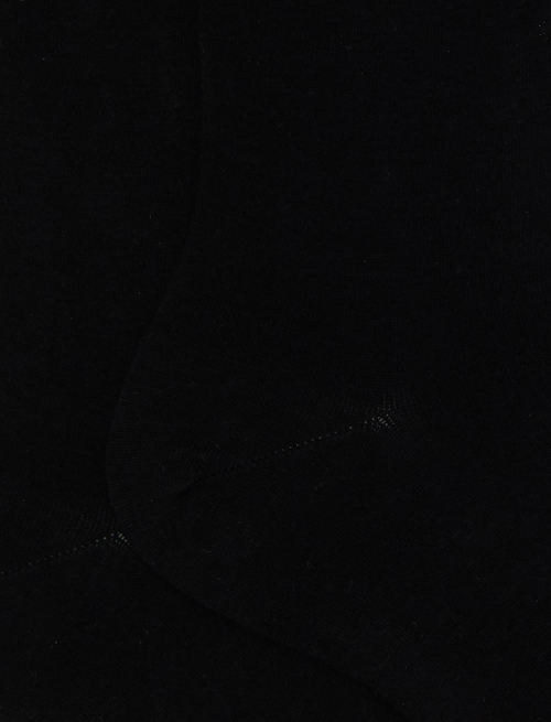 Women's short plain charcoal cotton socks - Short | Gallo 1927 - Official Online Shop