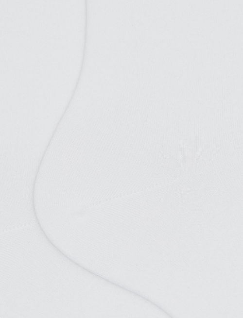 Women's short plain white cotton socks - New In | Gallo 1927 - Official Online Shop