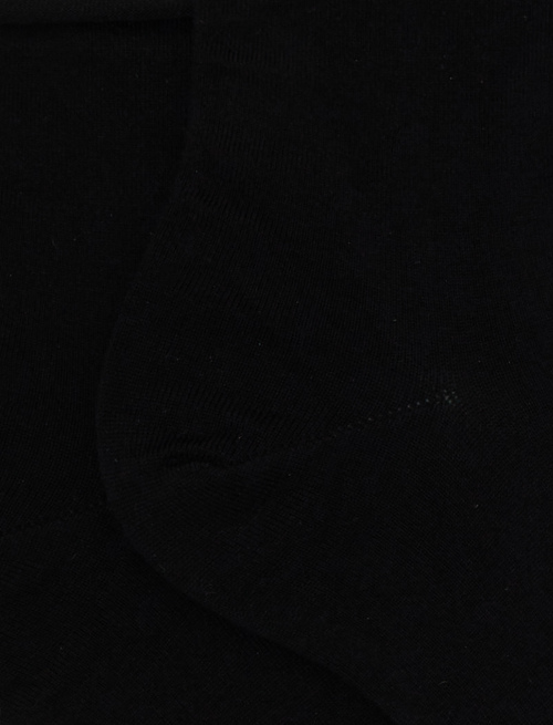 Women's super-short plain coal grey cotton socks - Super short | Gallo 1927 - Official Online Shop