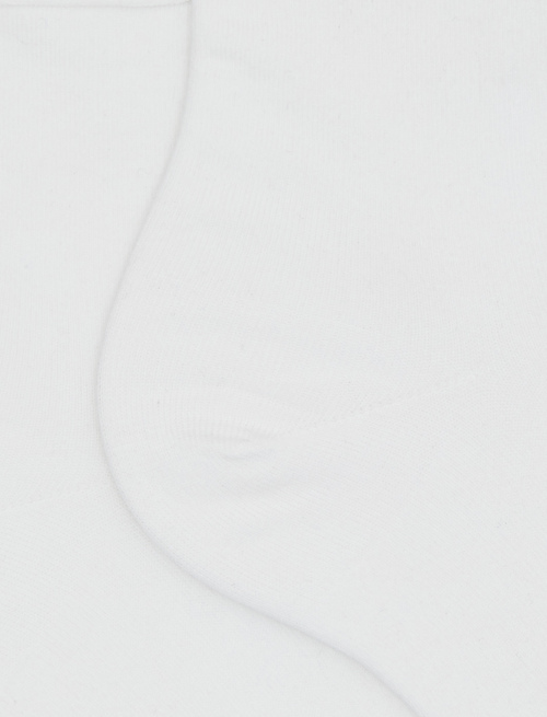 Women's plain ankle socks in white cotton - New In | Gallo 1927 - Official Online Shop