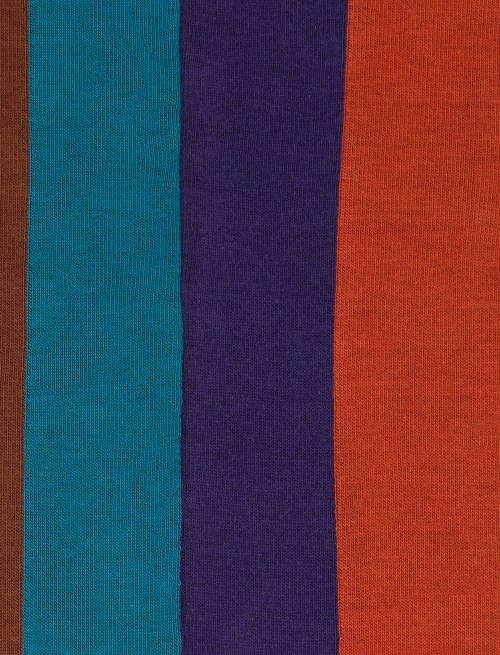 Women's long socks in brown cotton with vertical stripes in four colors - New In | Gallo 1927 - Official Online Shop