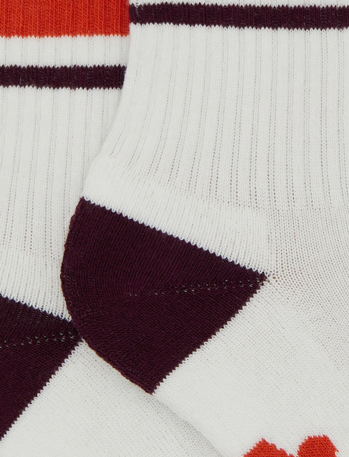 Kids' short white cotton terry cloth socks with Gallo writing - Black Friday Kids | Gallo 1927 - Official Online Shop