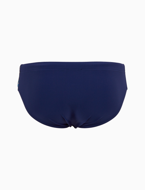 Men's plain blue swimming briefs - Man | Gallo 1927 - Official Online Shop