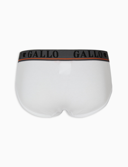 Men's white cotton briefs - TEST | Gallo 1927 - Official Online Shop