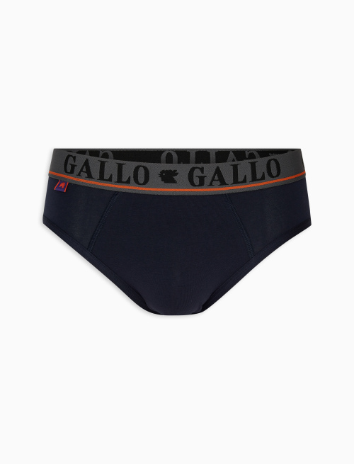 Men's blue cotton briefs - Underwear | Gallo 1927 - Official Online Shop