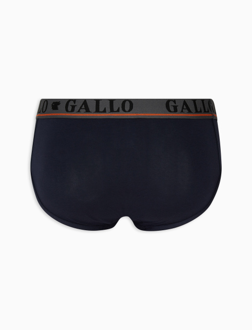 Men's blue cotton briefs - TEST | Gallo 1927 - Official Online Shop