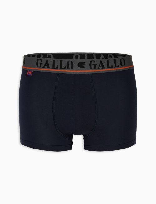 Men's blue cotton boxer shorts - Underwear | Gallo 1927 - Official Online Shop