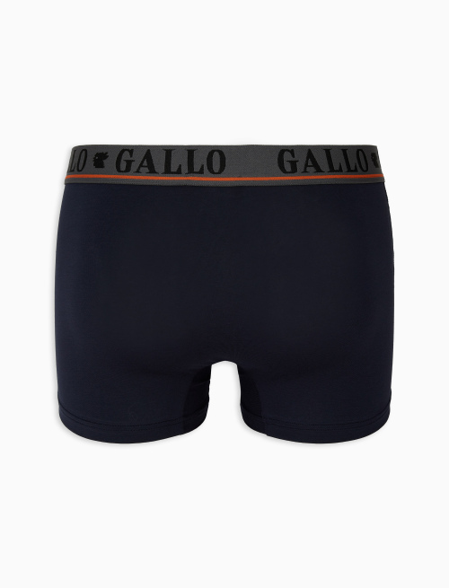 Men's blue cotton boxer shorts - Underwear | Gallo 1927 - Official Online Shop