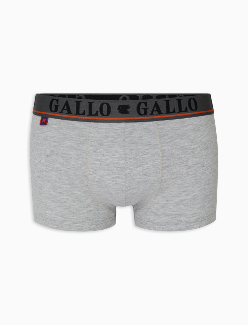 Men's grey cotton boxer shorts - Underwear | Gallo 1927 - Official Online Shop
