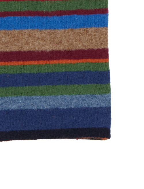 Guanti uomo pile blu righe multicolor - Multicolor | Gallo 1927 - Official Online Shop