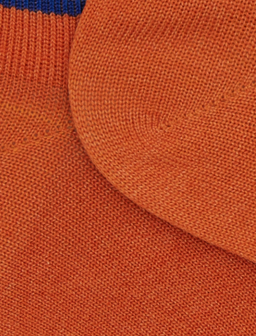 Men's cotton sneakers plain orange - New In | Gallo 1927 - Official Online Shop