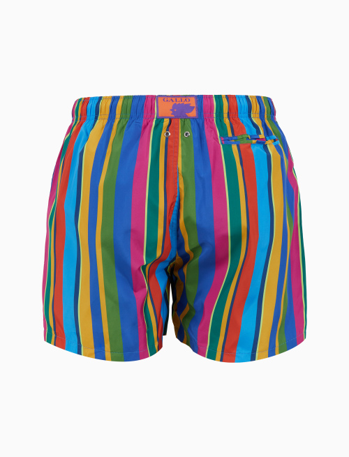 Boxer mare uomo righe multicolor blu - Beachwear | Gallo 1927 - Official Online Shop