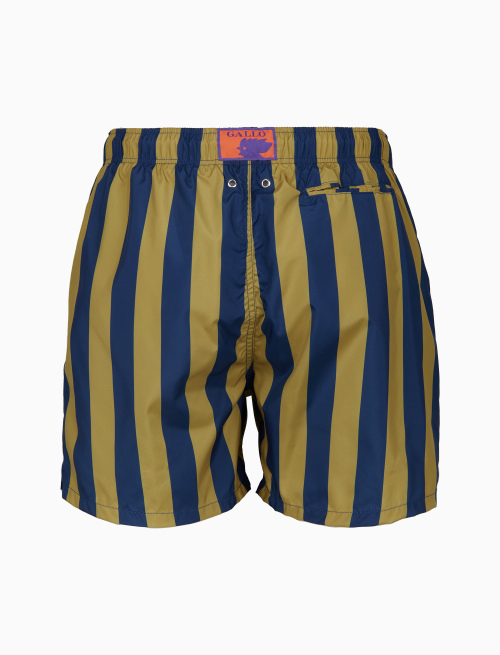 Boxer mare uomo righe bicolore blu - Beachwear | Gallo 1927 - Official Online Shop