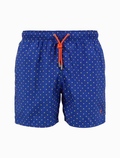 Boxer mare uomo fantasia pois blu - Beachwear | Gallo 1927 - Official Online Shop