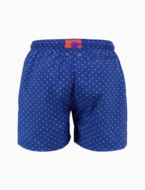 Boxer mare uomo fantasia pois blu - Beachwear | Gallo 1927 - Official Online Shop