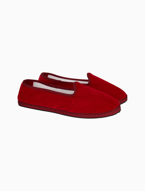 Scarpez unisex velluto ribes tinta unita - Friulane | Gallo 1927 - Official Online Shop
