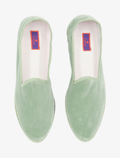 Unisex's plain cane velvet shoes - Shoes | Gallo 1927 - Official Online Shop