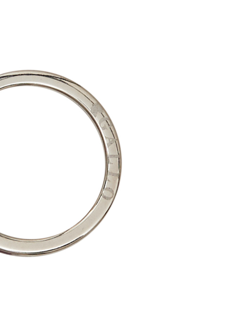 Portachiavi testa di gallo unisex pelle viola righe multicolor - Pelletteria | Gallo 1927 - Official Online Shop