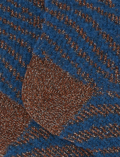 Women's short brown cotton and wool socks with zebra motif - Socks | Gallo 1927 - Official Online Shop