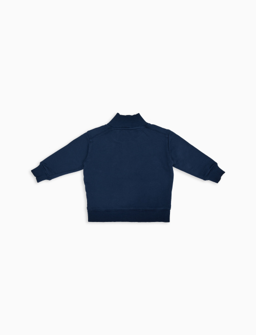 Kids' plain blue sweatshirt - Black Friday Kids | Gallo 1927 - Official Online Shop