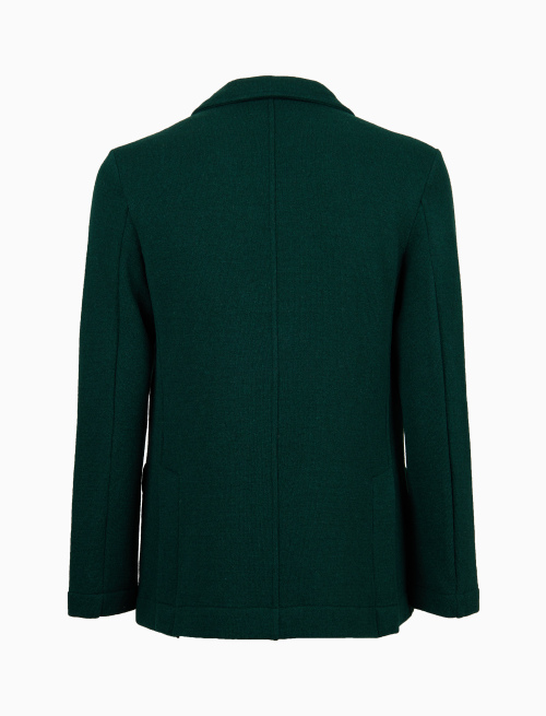 Men's plain green wool jacket - Clothing | Gallo 1927 - Official Online Shop