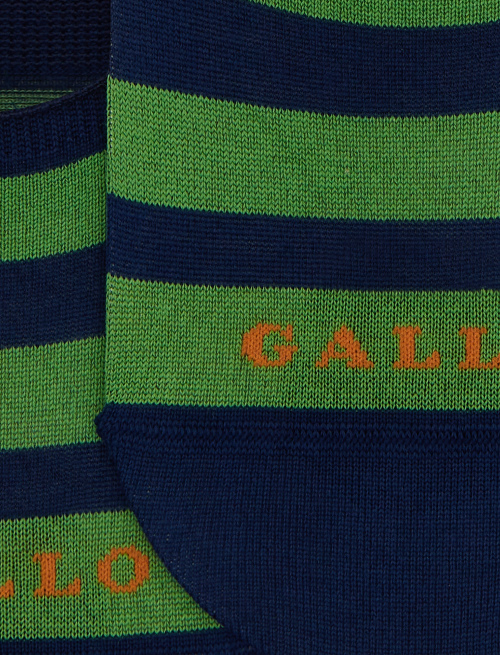 Solette unisex cotone a righe bicolore blu - Solette | Gallo 1927 - Official Online Shop