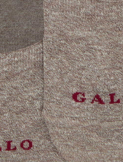 Unisex plain insoles in brown linen and cotton - New In | Gallo 1927 - Official Online Shop