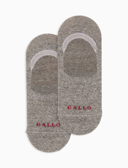 Unisex plain insoles in gray linen and cotton - New In | Gallo 1927 - Official Online Shop