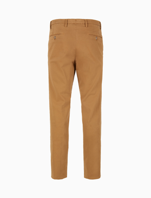 Pantalone lungo uomo cotone beige tinta unita - Special Selection | Gallo 1927 - Official Online Shop