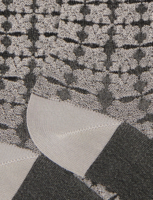 Women's short grey viscose socks with leaf motif - Socks | Gallo 1927 - Official Online Shop