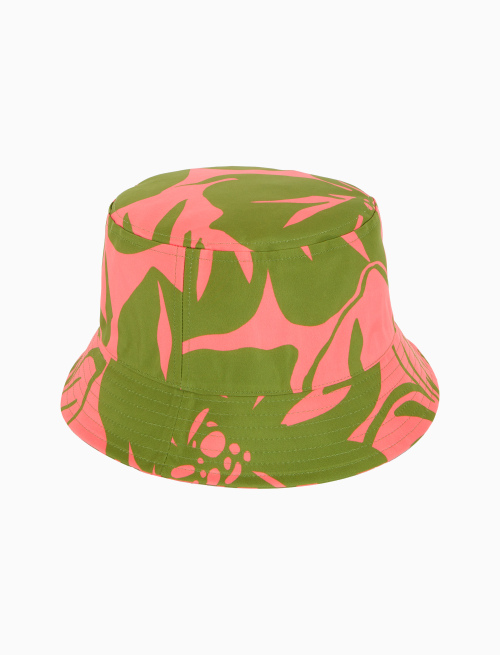 Cappello pioggia unisex fantasia fiori rosa - Copricapo | Gallo 1927 - Official Online Shop