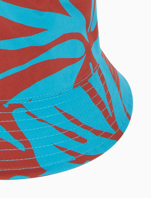 Cappello pioggia unisex fantasia fiori azzurro - Copricapo | Gallo 1927 - Official Online Shop