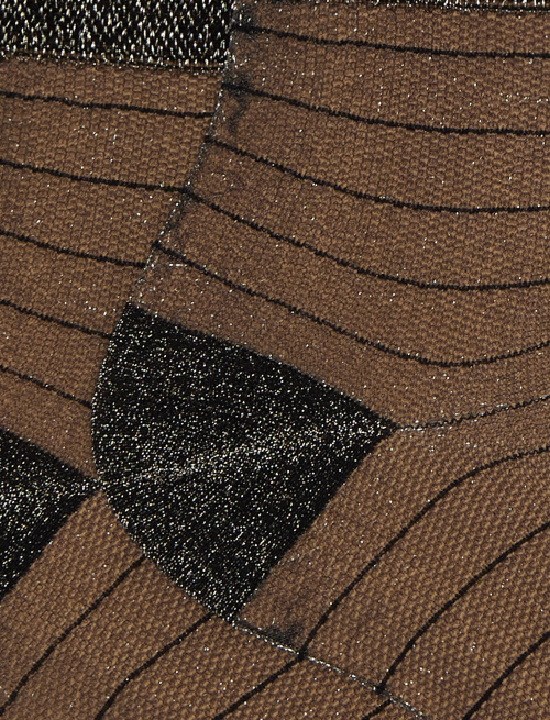 Women's black ultra-short socks with transparency and horizontal stripe - Super short | Gallo 1927 - Official Online Shop