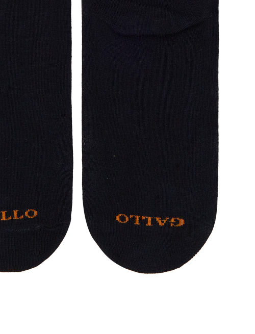 Women's short cotton socks, blue with Mole Antonelliana in Turin pattern - Socks | Gallo 1927 - Official Online Shop