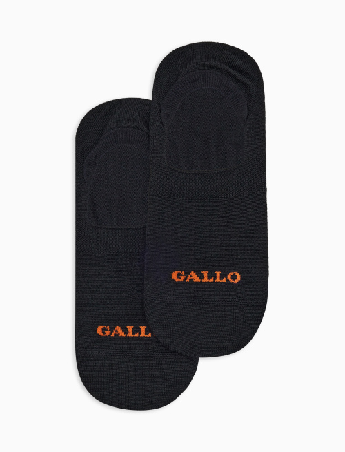 Unisex solid black item in wool, silk, and cashmere - Peds | Gallo 1927 - Official Online Shop