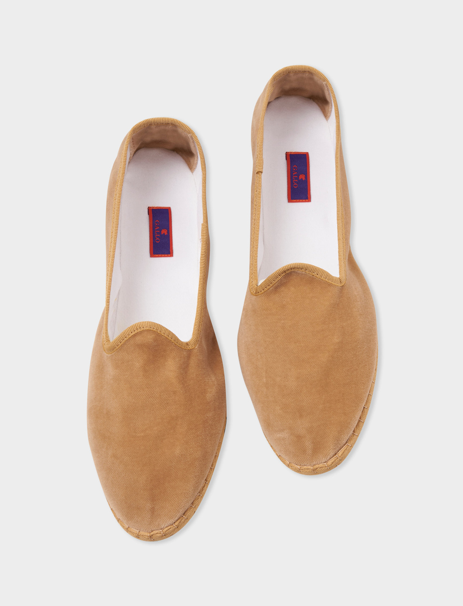 Men's plain glacé velvet shoes - Gallo 1927 - Official Online Shop
