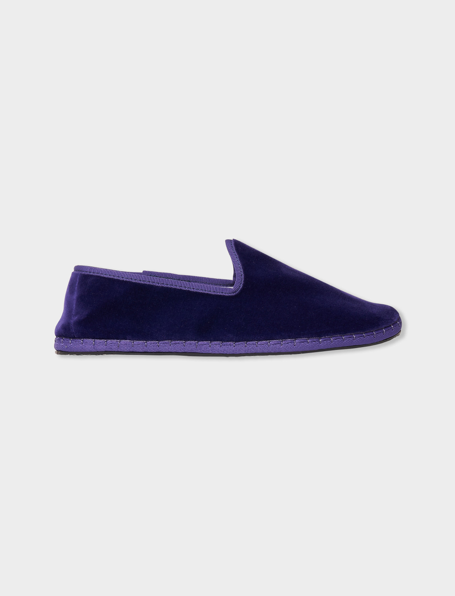 Women's plain purple velvet shoes - Gallo 1927 - Official Online Shop