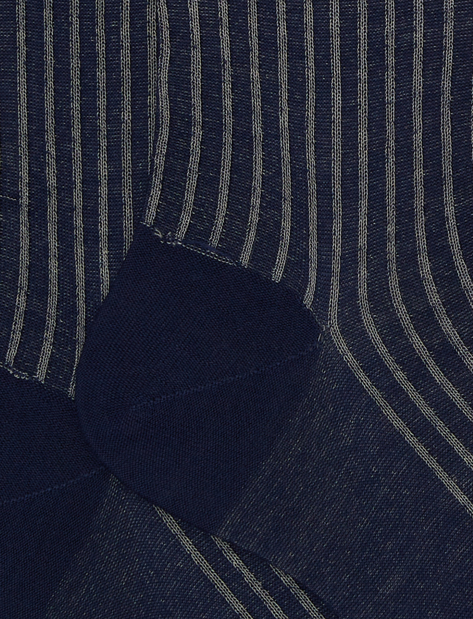 Calze lunghe uomo lana e cotone royal twin rib - Gallo 1927 - Official Online Shop